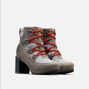 I call it... Hiker chic!! Hiker inspired booties